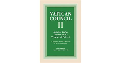 decree on priestly training optatam totius Reader